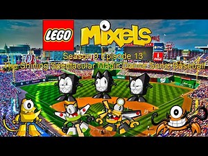 Lego Mixels S9 Ep13 The Shining Spectacular Magic Dance Sonic Baseball (Stop Motion)