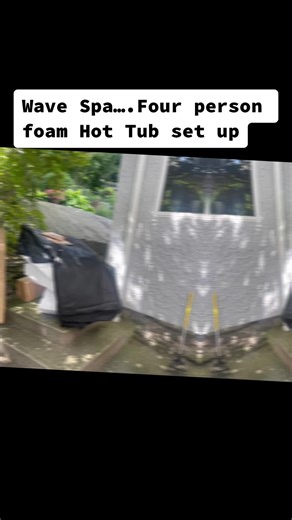 @Wave Spas Four person foam setup great #hottub #spa #wavespa #relaxing #relax #chillathome