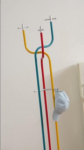 Albion Floor Coat Rack Makes Storage Look Like Modern Art