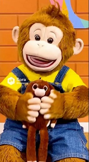 Punch the Monkey & His Stuffed Monkey Song 🐒🎵 | Fun Family Sing-Along!