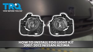 How to Install Fog Light Kit 2007-2012 Nissan Altima