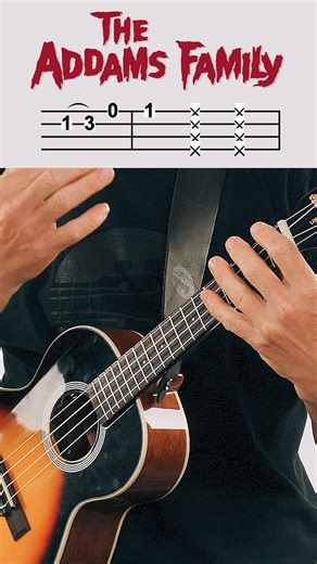  Quick Addams Family Ukulele Tutorial  Learn the classic Addams...