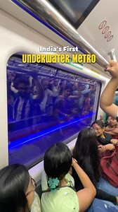 12K views · 64 reactions | India’s First Underwater Metro  Credits : Calcutta Canvas Originals Follow @calcuttacanvasofficial @kolkatapachali for more content like this! . . [ Underwater Metro, Kolkata, Metro, Ganga, Kolkata Metro ] #reelsinstagram #kolkata #trending #viral #calcuttacanvas #calcutta #reels #explore #metro #underwatermetro #kolkatametro | Calcutta Canvas | Facebook