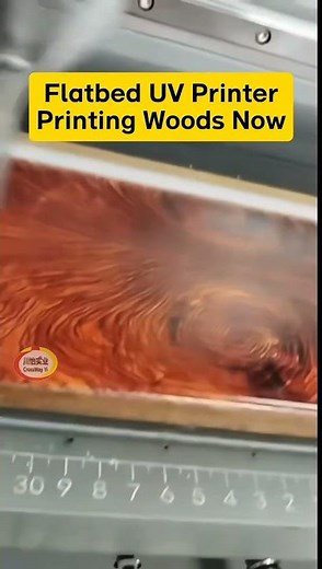 Flatbed uv printer for wood printing