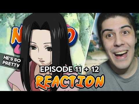 HAKU MEETS NARUTO - Naruto (Dub) | Episode 11 + 12 Reaction