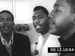 The Temptations Recording in Studio 1960s