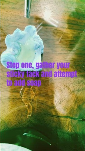 How to make sticky tack slime