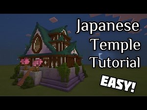 How to build a Japanese Temple | Minecraft Tutorial
