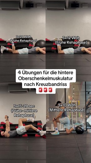 Effektive Übungen nach Kreuzbandriss für deine Rehabilitation