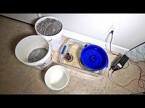 Separating Copper from Copper Wires Insulation for Copper Recovery Experiment. Part 3 of 3.