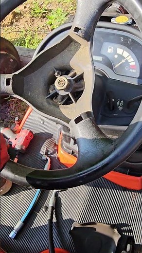 how to remove steering wheel on Kubota bx2660 tractor.