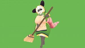 Sally the Shopkeeper - Kemonoroo - 3D model by Kemonoroo