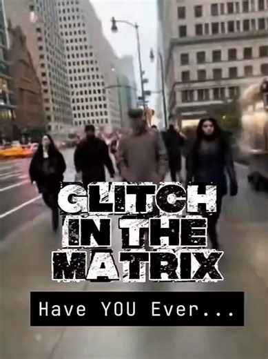 👁 Have you seen a Glitch in the Matrix? Are YOU a Glitch in the Matrix? 👉 If you have seen a glitch in the Simulation it may be because you yourself are a Glitch in the Matrix. You are different and you can see the glitches for a reason. Escape The Matrix and BREAK FREE #glitchinthematrix #glitch #truthseeker #simulation #creatorsearchinsights