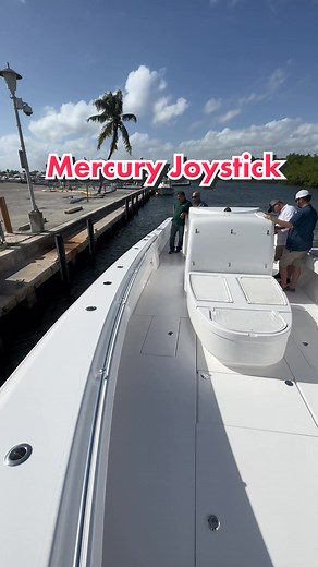 Testing the New Mercury Joystick on 44' Contender