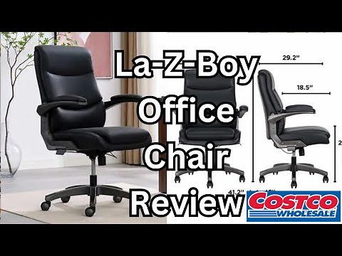 Lazy Boy Leather Office Chair Review & Assembly - Manager Chair Office Desk Chair - Work Desk Chair