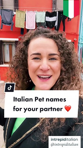 Italian Terms of Endearment: Amore, Tesoro, Cucciolo