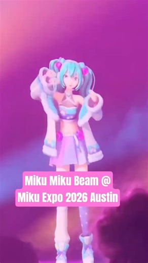 so great I had to do it twice #vocaloid #mikuexpo2026 #mikumikubeam #mikuexpo #hatsunemiku