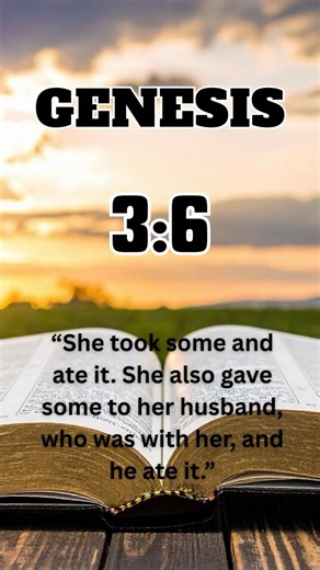 Genesis 3:6 in 30 Seconds - The Turning Point