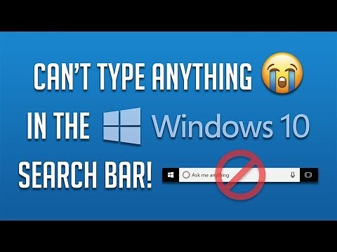 Can't Type in Windows 10 Search Bar-[4 Solutions] 2025
