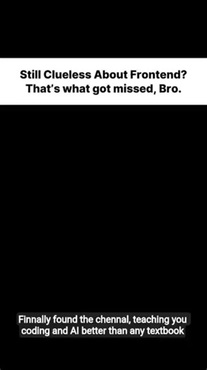 Still Confused About Frontend? You’re Missing THIS 👀