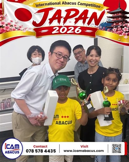 ICAM Abacus Japan Tour 2026 🇯🇵✨ | International Abacus Competition