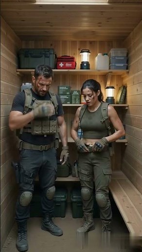 Surviving the Zombie Outbreak Inside a DIY Iron Bunker! #survival #shorts #zombie