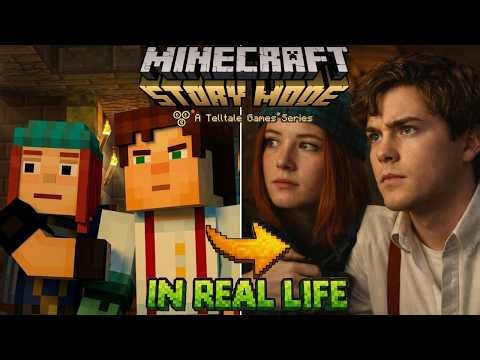 Minecraft Story Mode in Real Life | AI Art Transformation #minecraft #AIArt #AIGenerated #storymode