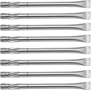Grill Parts for Bakers and Chefs ST1017-012939 Members Mark 8 Burner Event Grill GR2039201-MM-00 Grill Chef BIG-8116 Uniflame GBC1059WB SAMS Club, Tube Burner Replacement 17 inch Set of 8 KB826