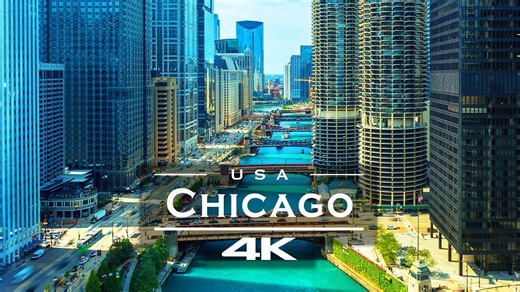 Chicago aerial drone tour in stunning 4K