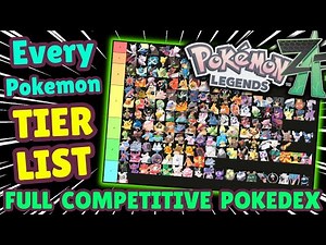 FULL Pokedex Tier List! Pokemon Legends Z-A Ranked Ladder Season 3 Competitive Meta Analysis