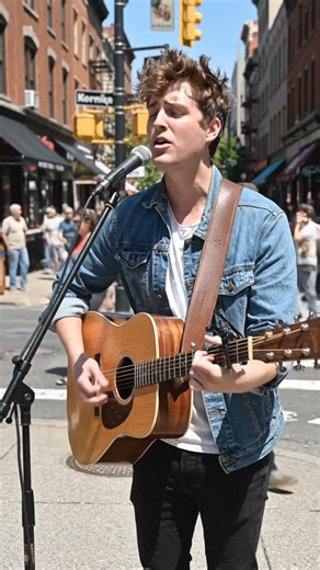 Chasing the Sun! ☀️ Epic Street Performance in NYC! 🎤🎸 #StreetMusic #NYC #LivePerformance ✨🏙️