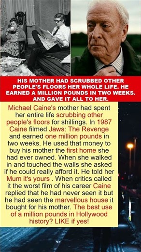 Michael Caine Made the Worst Film of His Life to Buy His Mother a House