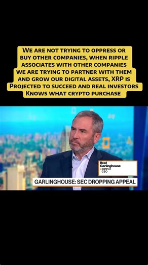 We are not trying to oppress or buy other companies, when ripple associates with other companies we are trying to partner with them and grow our digital assets, XRP is Projected to succeed and real investors Knows what crypto purchase #fyp #ripple #xrp #xrpnews #xrpcommunity