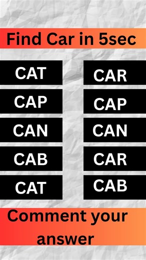 Find CAR in 5sec |#quiz |#ytshorts
