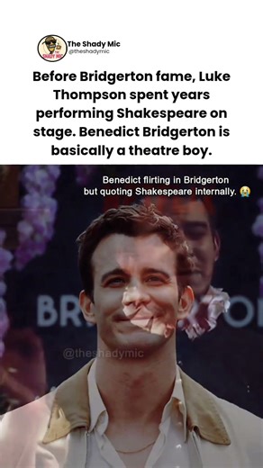 Before Bridgerton, Luke Thompson Was a Shakespeare Theatre Boy #bridgerton