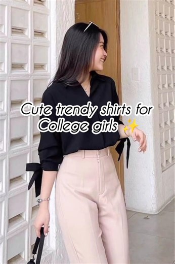 cute trendy shirts for college girls 😍✨ #fashion #trending #shortsfeed #viral #explore