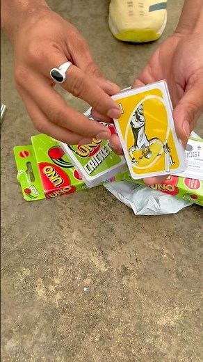 UNBOXING a New Cricket Playing Cards | UNO Cards For Cricketers #shorts #cricket #unboxing #cards