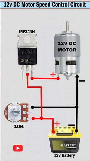 #MotorController | DC motor speed control circuit #shorts #shortsvideo #shortsfeed #electronic