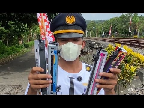 Adventure bersama Pak masinis merakit mainan kereta api indonesia Cc201 vintage cc206 Gerbong Part 1