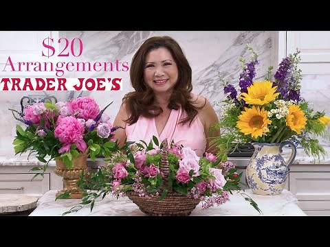 Three $20 DIY Arrangements from Trader Joe's Flowers