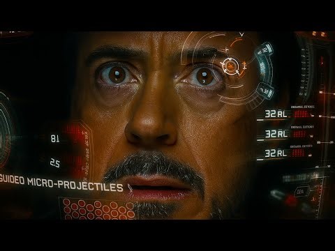 Inside Iron Man’s Helmet Every HUD Scene 2008–2019 Tony Stark POV Supercut 4K