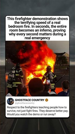 THE BEDROOM FIRE DEMONSTRATION