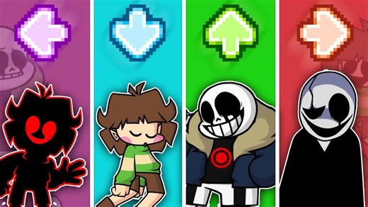 FNF Character Test - Gameplay vs Playground Mod- Friday Night Killin' (Sans-Char