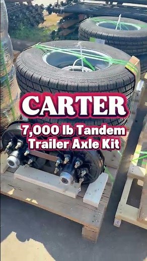💪 The 7,000 lb Axle Kit Every Trailer Owner Wants – Fast Shipping from Texas!