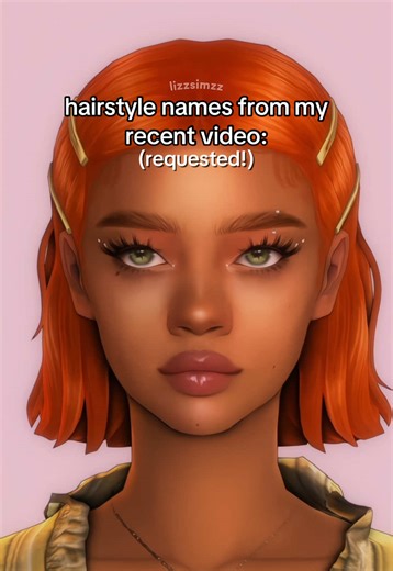 Hairstyle Names in The Sims 4 for Your Character