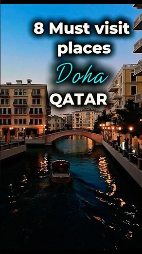 Must visit places in Doha, Qatar 🇶🇦 #dohaqatar #qatar #city