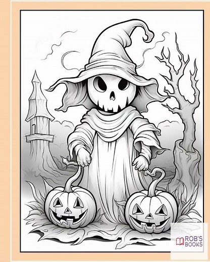100 Halloween Ghost Coloring Pages For Adults