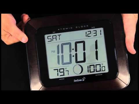How to Set Digital, Analog, & Weather Station SkyScan Atomic Clocks
