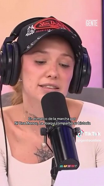 En el marco de la marcha por Ni Una Menos, La Joaqui compartió su historia en PLP, su programa en Luzu. #lajoaqui #plp #luzu