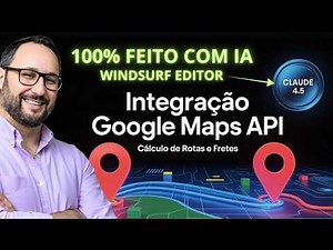 Cálculo de Rota usando Google Maps API 100% com IA do Claude 4.5